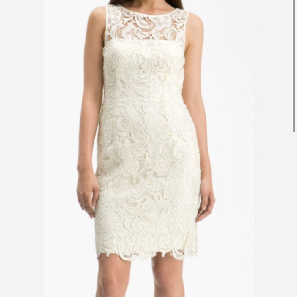 Francesca’s Crochet Dress in Blush.